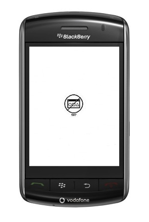 Blackberry 9500 Storm Error